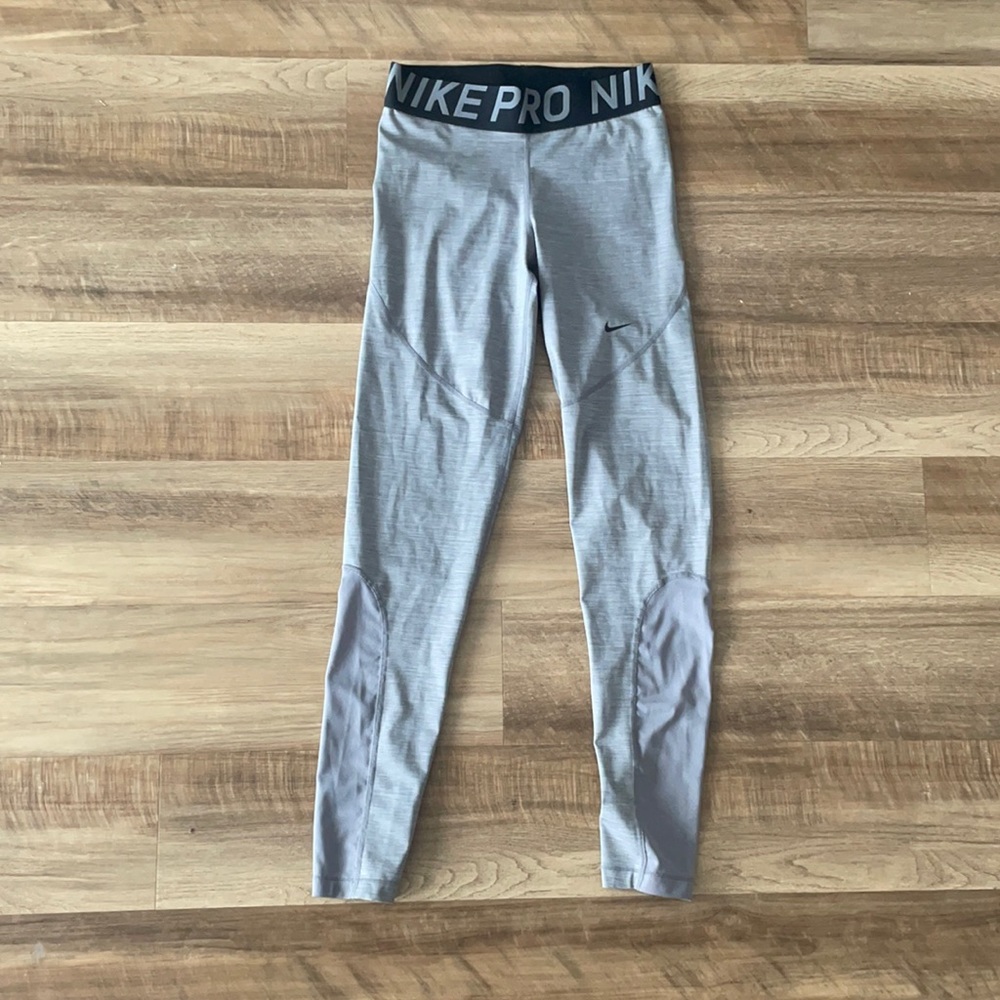 Nike Pro Gray Yoga Pants